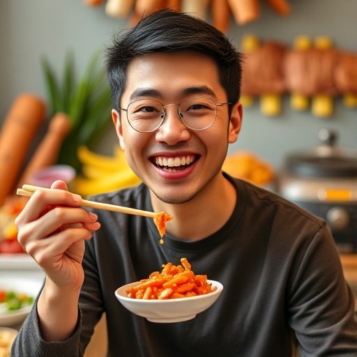专业户大妈在超市模仿明星视频引爆吃瓜比赛欢笑反差惊人